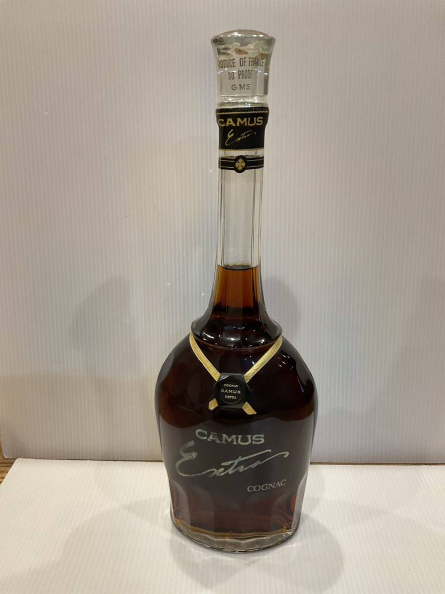 CAMUS カミュ エクストラ 700ml 40度 EXTRA 旧ボトル ロングネック 古酒 コニャック ブランデー Cognac _画像1