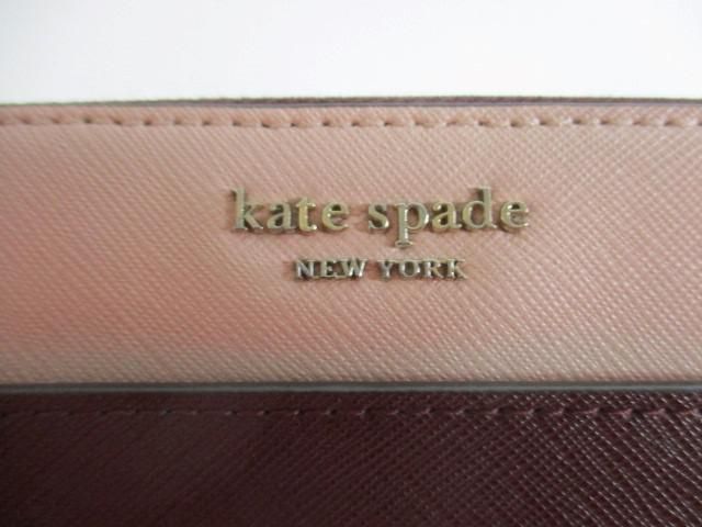 優良品 ケイトスペード kate spade 長財布 キャメロン チェリーウッド レザー WLRU5449 レディース_画像9