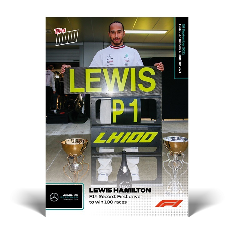 ルイス・ハミルトン F1 TOPPS NOW card55の画像4