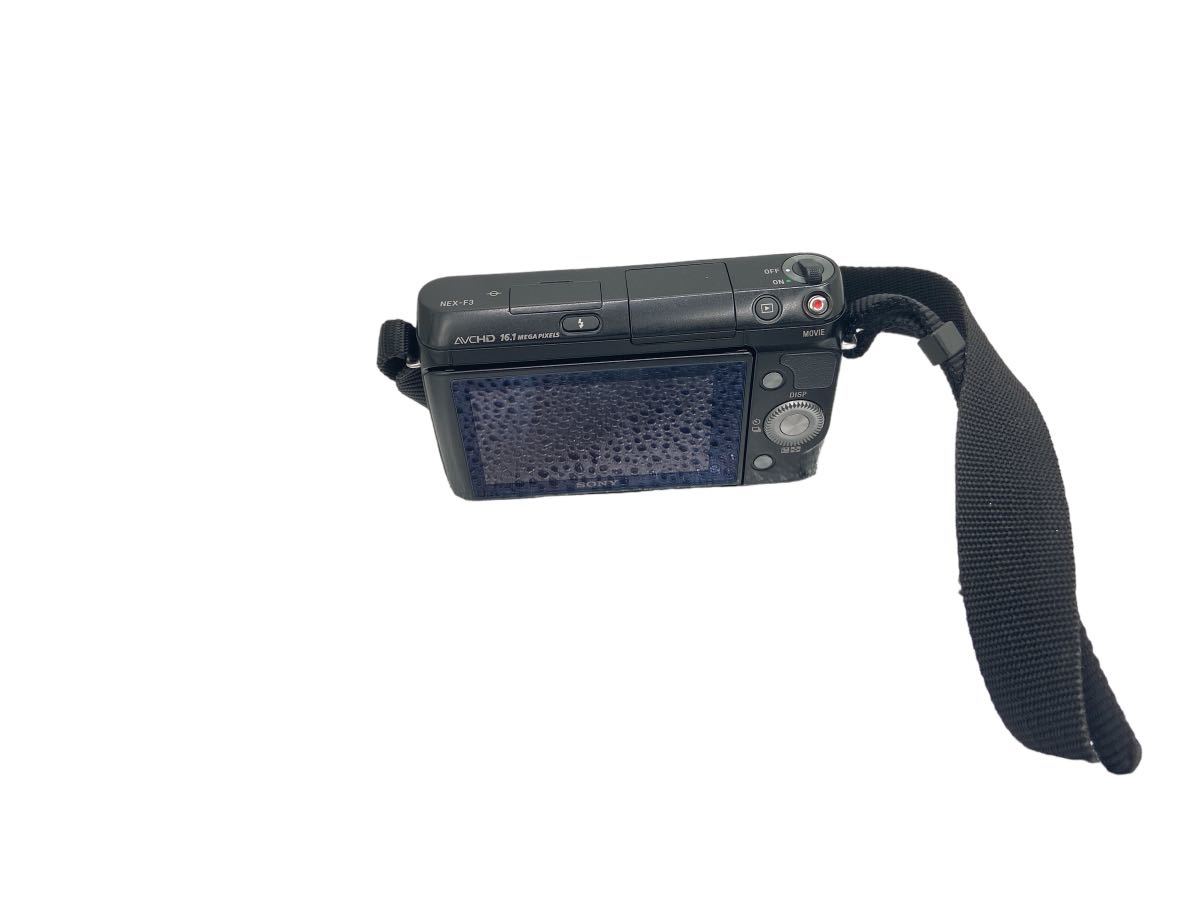 SONY NEX-F3 ソニー デジタルカメラ ミラーレス一眼カメラ レンズキット 通電確認済み 一眼レフ カメラ ブラック ボディ レンズセット _画像5