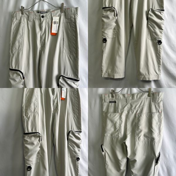 デッドストック 00s Levi's SILVER TAB ギミック カーゴ パンツ W38×L30 ポリエステル テック リーバイス シルバータブ 90s ビンテージ_画像4