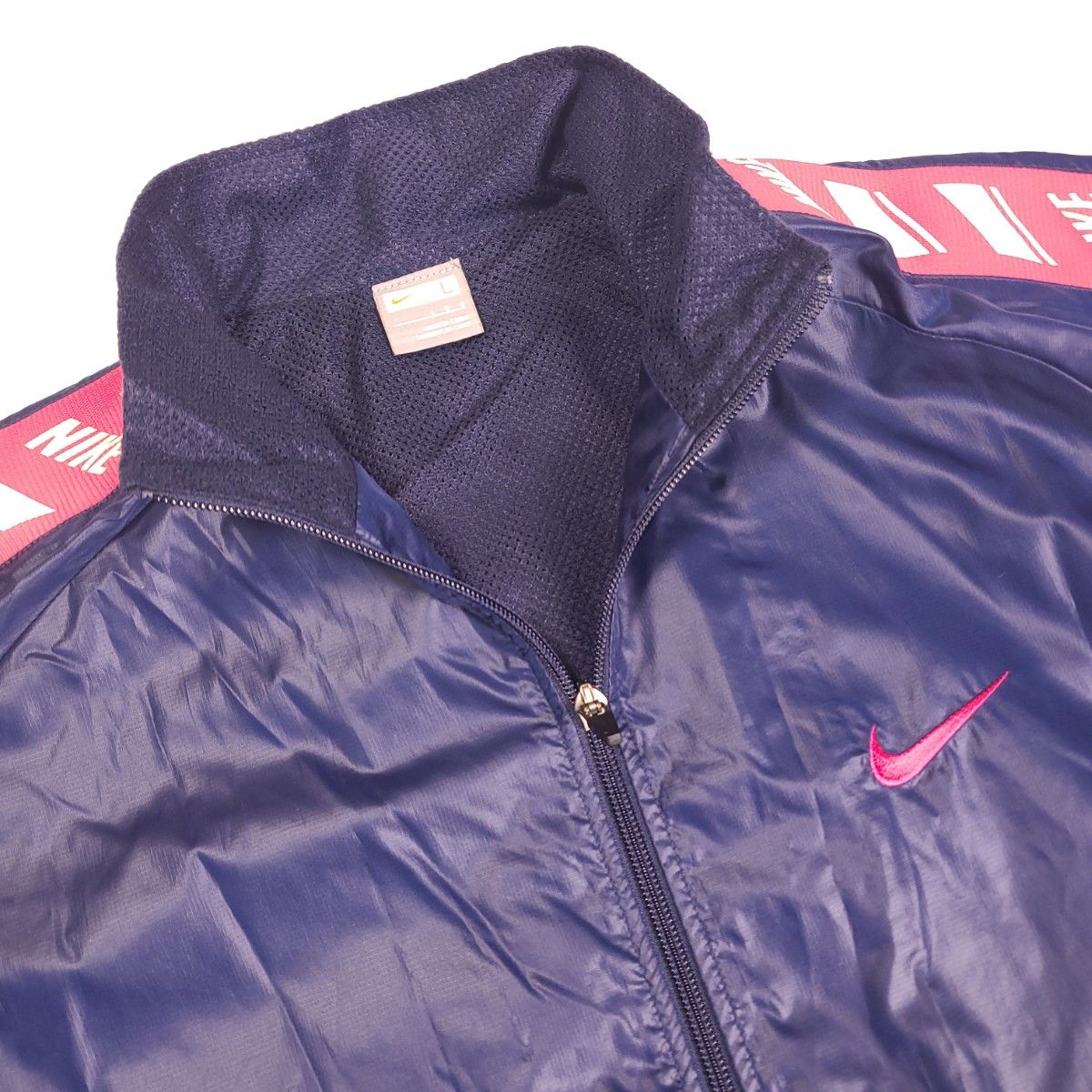 NIKE セットアップ ダークネイビー×ピンク メンズ Lサイズ NIKE セットアップ ダークネイビー×ピンク メンズ Lサイズ