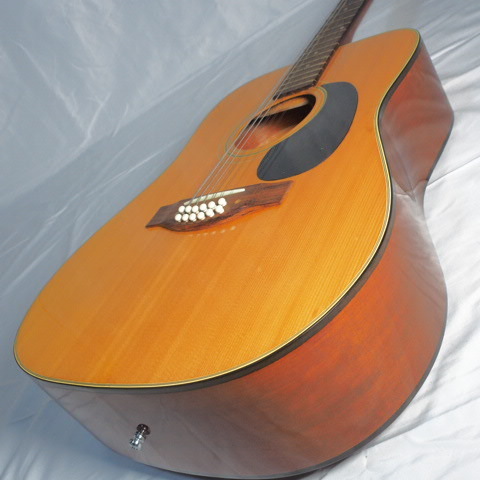 Greco W-120 12弦アコースティックギター ケース付き 70s グネコロゴ 0フレット仕様 グレコ 楽器/170サイズ_画像8