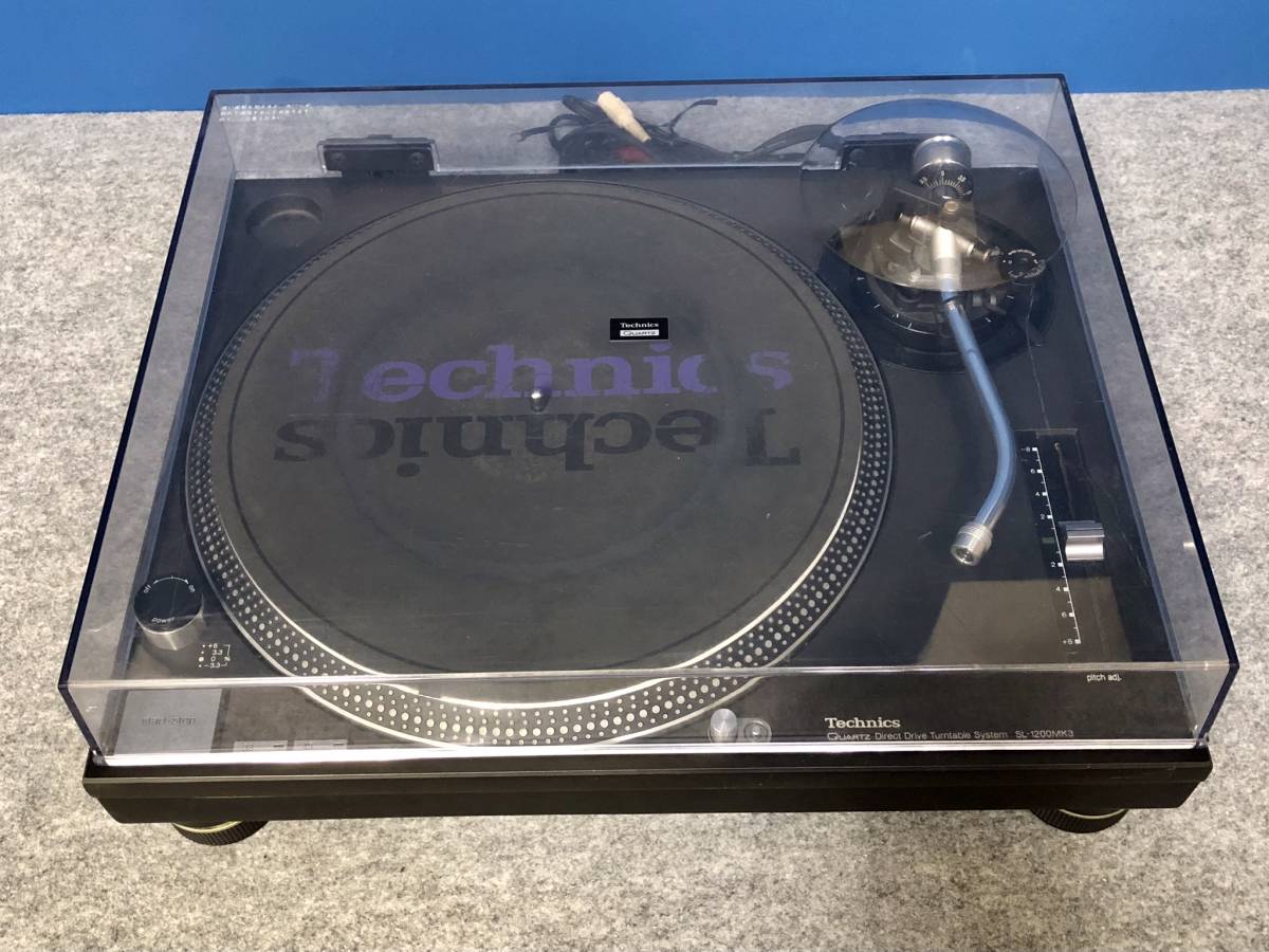 ◎テクニクスTechnics☆SL-1200MK3-K DJターンテーブル/レコードプレーヤー☆_画像2