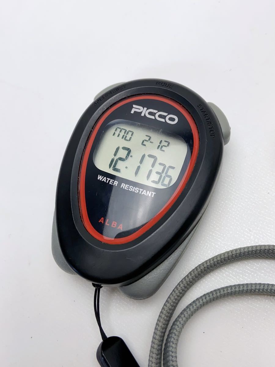 T906 Seiko SEIKO PICCO ALBA Alba W071-4000 digital stopwatch battery replaced 