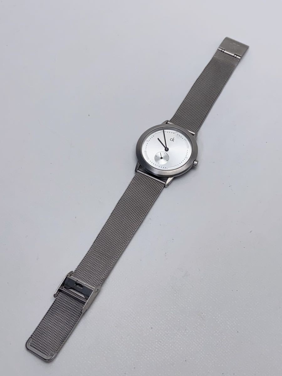 T913 カルバンクライン Calvin Klein クォーツ 腕時計　K03311 不動_画像4