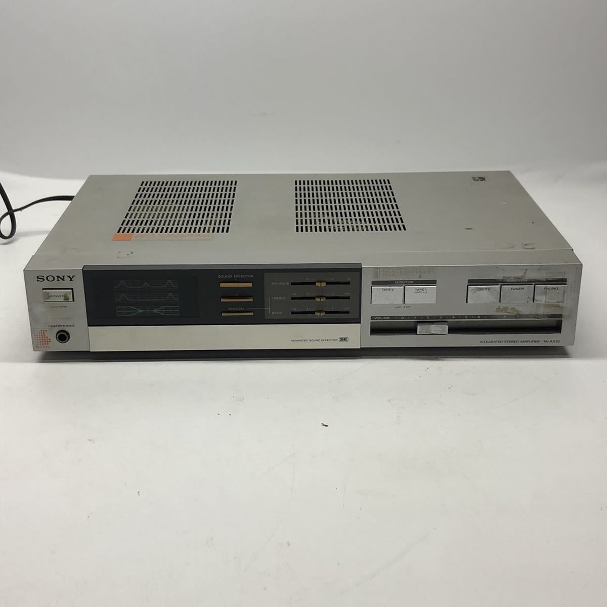 動作品 SONY プリメインアンプ TA-AX22 ソニー Yahoo!オークション - SONY プリメインアンプ TA-AX22 ソニー