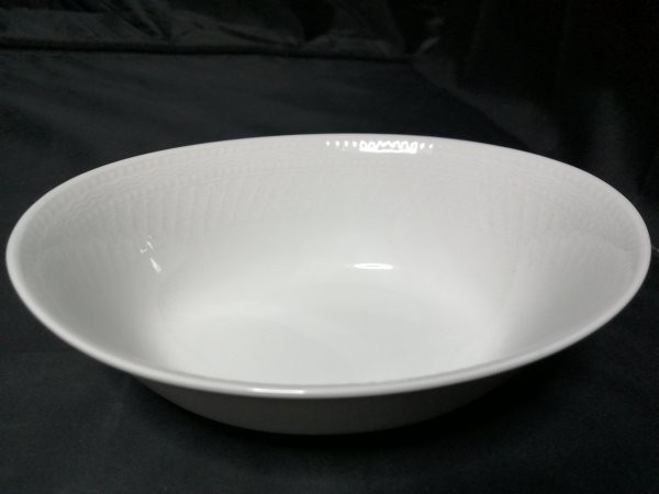 15CM 高さ5CM 新品未使用◆自宅保管 ロイヤルコペンハーゲン ホワイトパルメッテ オーバルボウル ROYAL COPENHAGEN Bの画像1