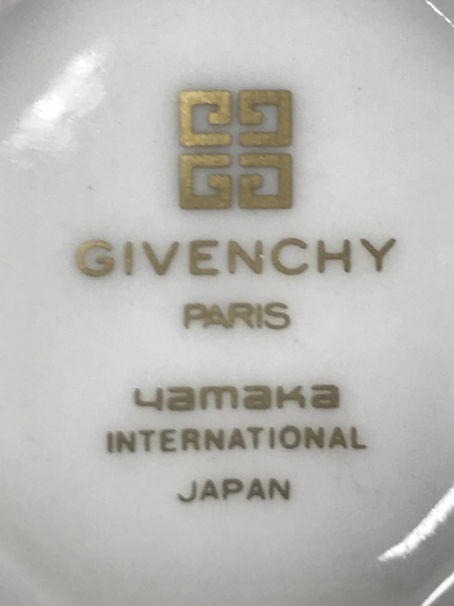 【未使用品】GIVENCHY ジバンシー yamaka カップ ソーサー ティーカップ 2客 陶磁器 茶器 洋食器 キッチン インテリア 趣味 コレクター の画像6