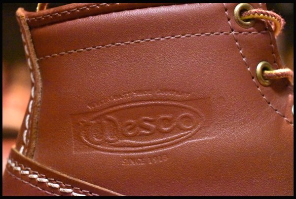 【8.5E 良品 14年】WESCO ウエスコ カスタムジョブマスターLTT レッドウッド 赤茶 ビブラム4014シングル 編み上げ ブーツ HOPESMORE_画像8