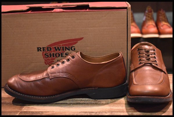【8.5D 箱付 良品 18年】レッドウィング 8071 1930's スポーツ オックスフォード シガーリタン モックトゥ 短靴 ブーツ redwing HOPESMORE