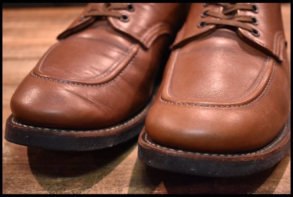 【8.5D 箱付 良品 18年】レッドウィング 8071 1930's スポーツ オックスフォード シガーリタン モックトゥ 短靴 ブーツ redwing HOPESMORE_画像5