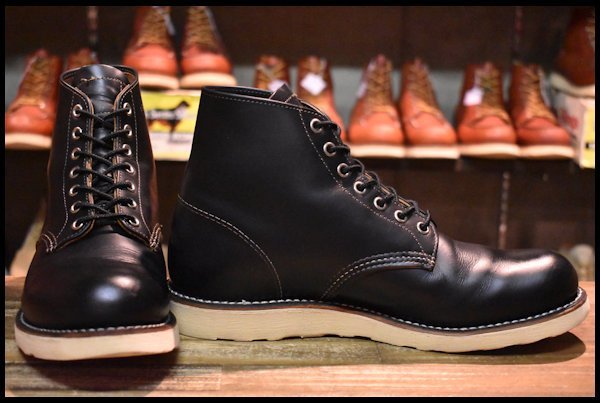 [8.5D superior article 12 year ] Red Wing 9870 Irish setter black k loan large k black braided up boots redwing HOPESMORE