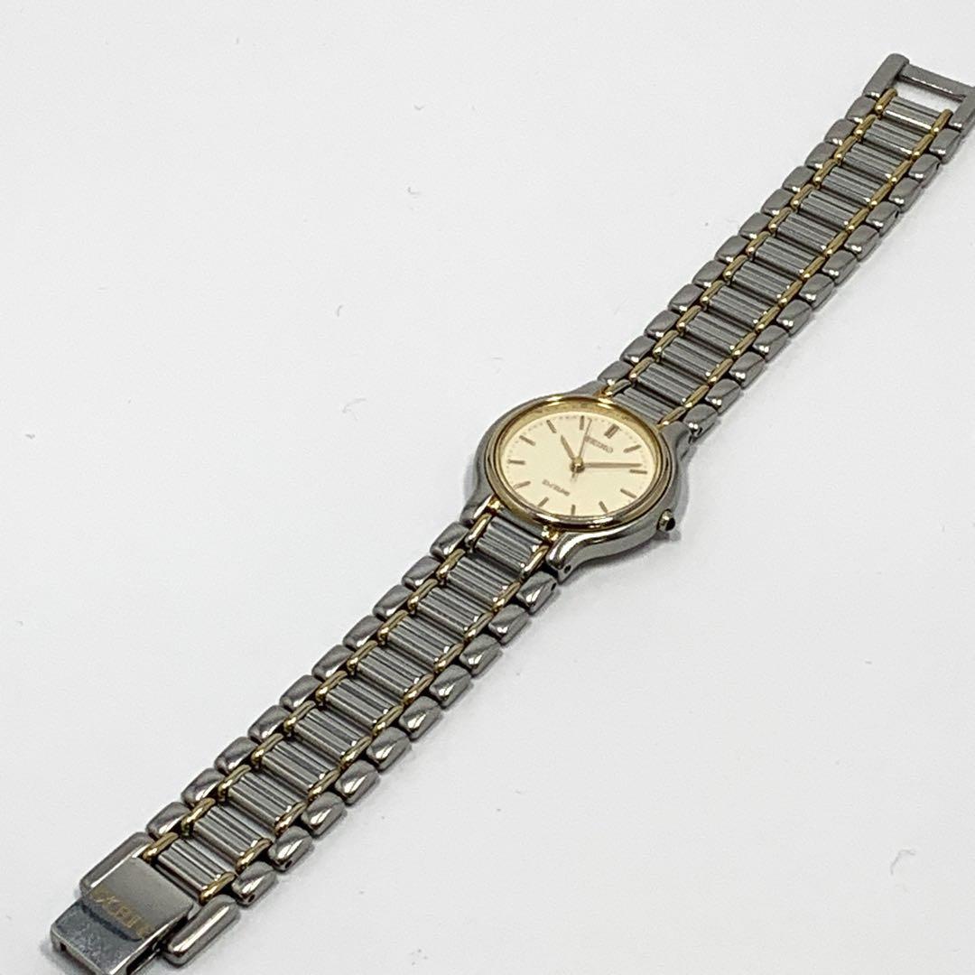 913 SEIKO EXCELINE セイコー エクセリーヌ レディース 腕時計 新品電池交換済 クオーツ式 人気 希少 ビンテージ レトロ アンティークの画像8