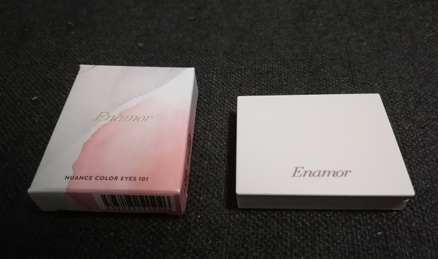 新品同様 Enamor(エナモル) ニュアンスカラーアイズ 101オリーブマロンブラウン(限定色) かじえり カーキ アイシャドウ 残量多_画像3