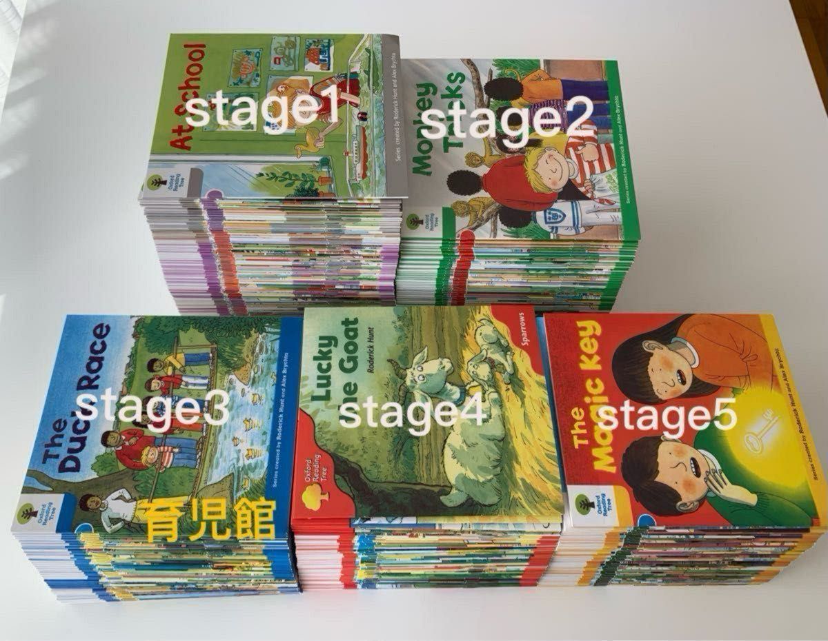 ORT stage １-5 絵本258冊 全冊音源付　マイヤペン対応　新品