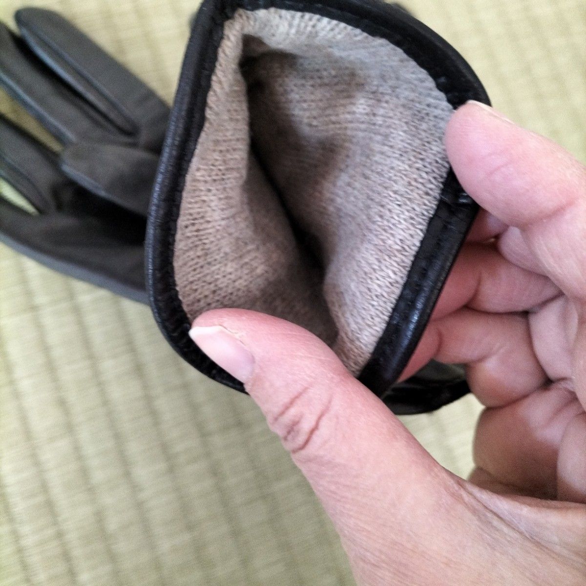 Intrend イタリア製本革手袋 女性用サイズ7.5 手袋 グローブ レザー 革手袋 レザーグローブ　未使用新品
