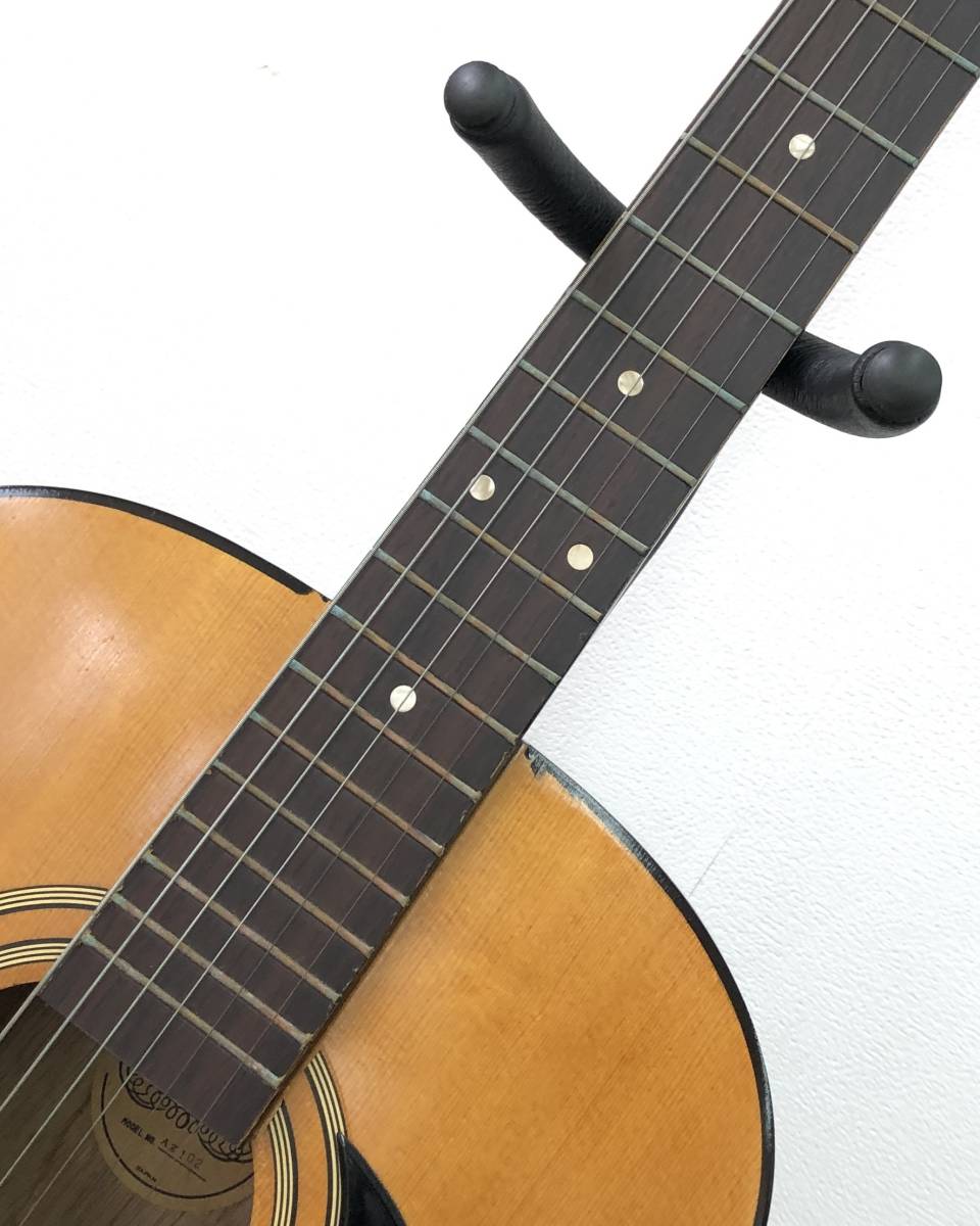 1円スタート RAVEN レイブン AZ102 アコースティックギター 弦楽器 ギター ソフトケース付き ジャンク品_画像5