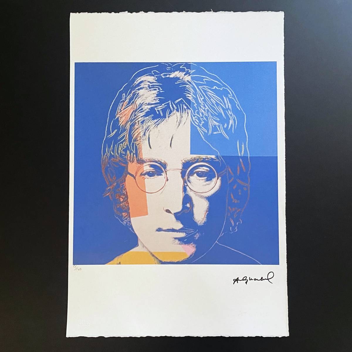 美品】アンディ・ウォーホル JOHN LENNON ジョンレノン 美品】アンディ・ウォーホル JOHN LENNON ジョンレノン