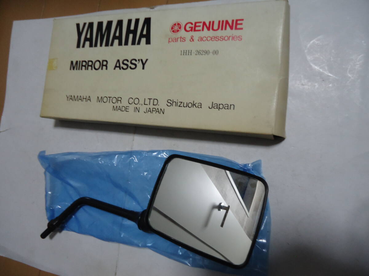 ヤマハ 純正 ミラー バックミラー JOG ジョグ チャンプ80 CHAMP80 CJ80 チャンプ 角型 1HH-26290-00　YAMAHA　希少！_画像1