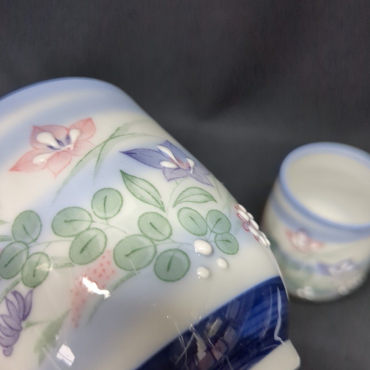 新品未使用　美濃焼　夫婦湯呑　湯呑み　茶器