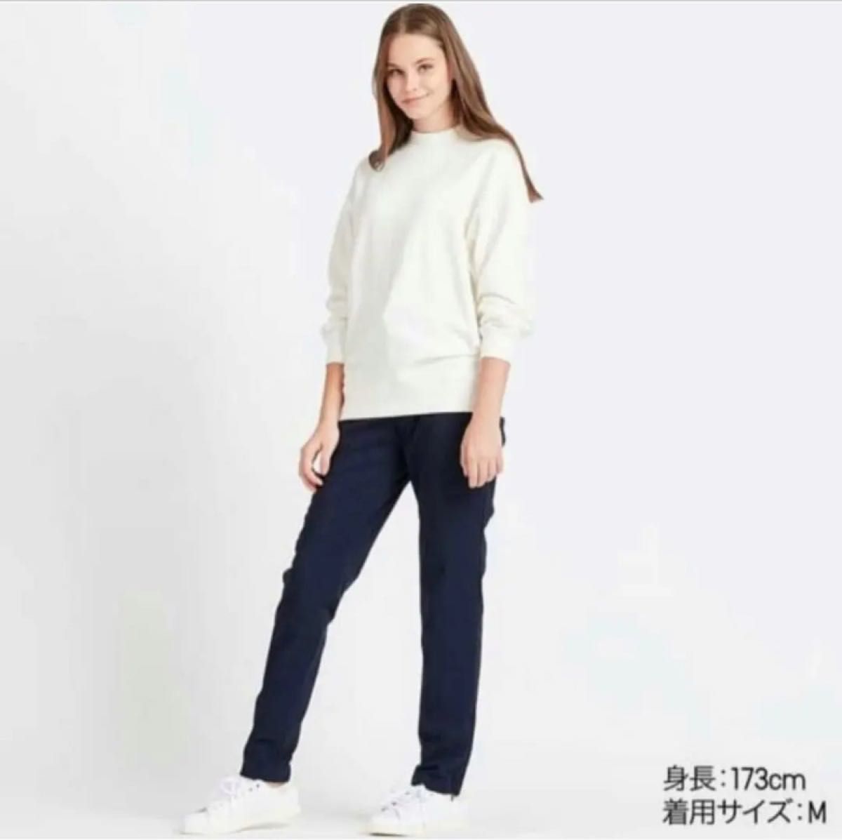 UNIQLO ユニクロ　ヒートテックウォームイージーパンツ　M  美品　ネイビー