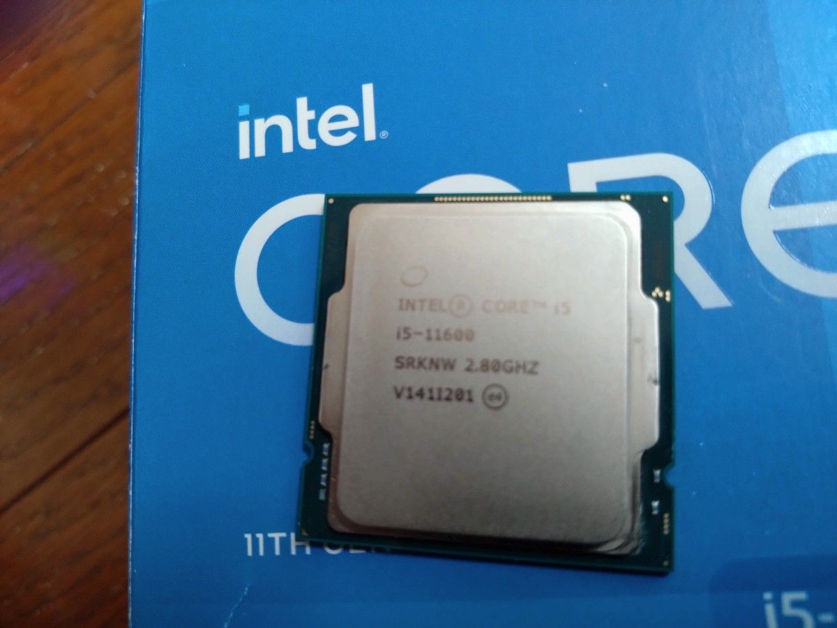 インテル CPU BOX core i5 11600 動作確認 中古品 クーラー未使用