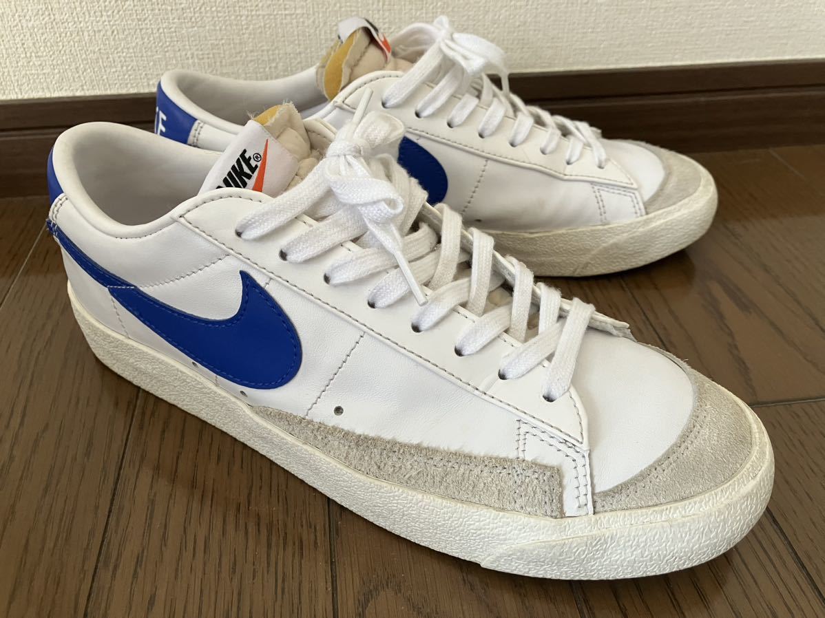 NIKE BLAZER LOW 77 VNTG WHITE HYPER ROYAL 27cm DA6364-103 ナイキ ブレーザー low 検ジャーマントレーナー アディダス サンバ_画像3