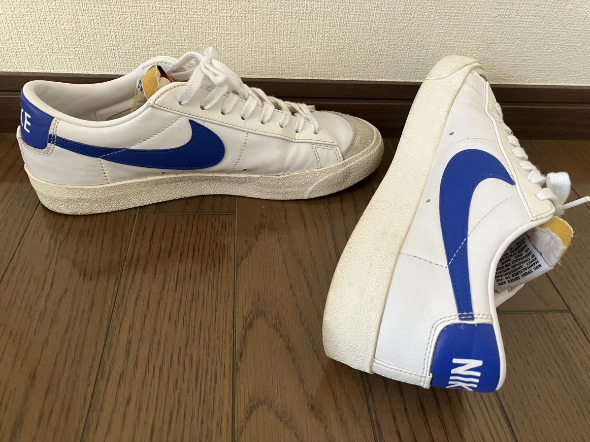 NIKE BLAZER LOW 77 VNTG WHITE HYPER ROYAL 27cm DA6364-103 ナイキ ブレーザー low 検ジャーマントレーナー アディダス サンバ_画像4