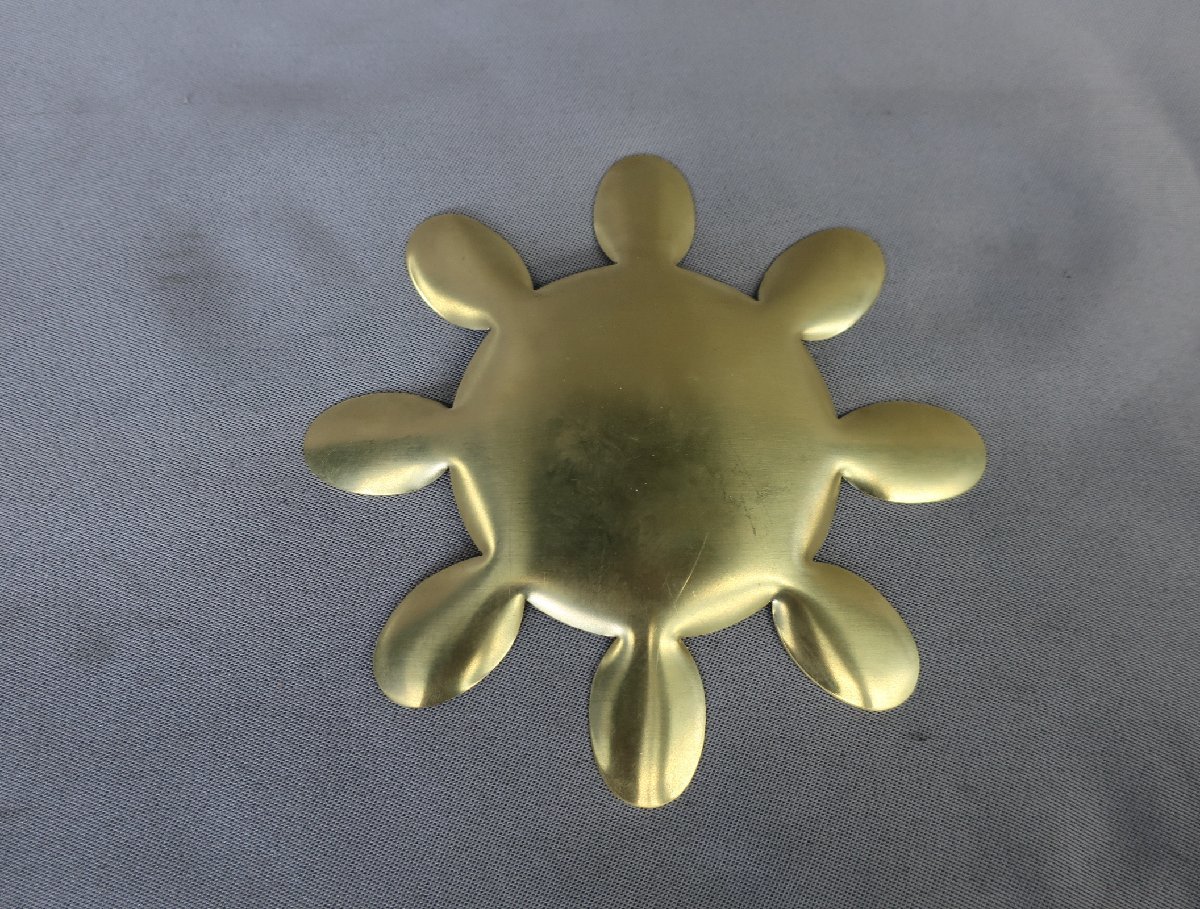 真鍮　星　月　太陽　飾　オブジェ　K-900_画像4
