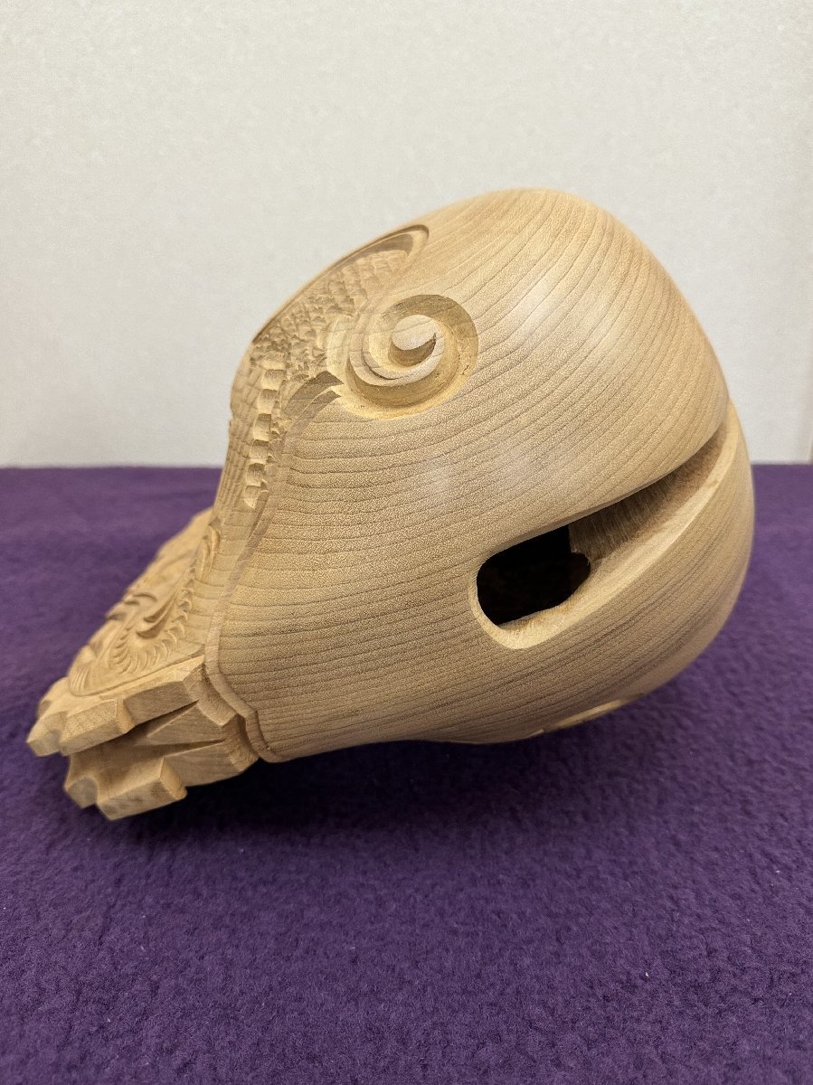倉庫整理品】木魚 8寸 楠材 ②-⑧ №1 仏壇・仏具 倉庫整理品】木魚 8寸 楠材 ②-⑧ №1 仏壇・仏具