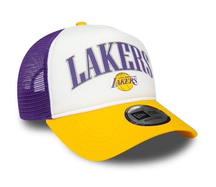 NBA ロサンゼルス・レイカーズ ★ New Era ２トーン メッシュ キャップ A_画像2