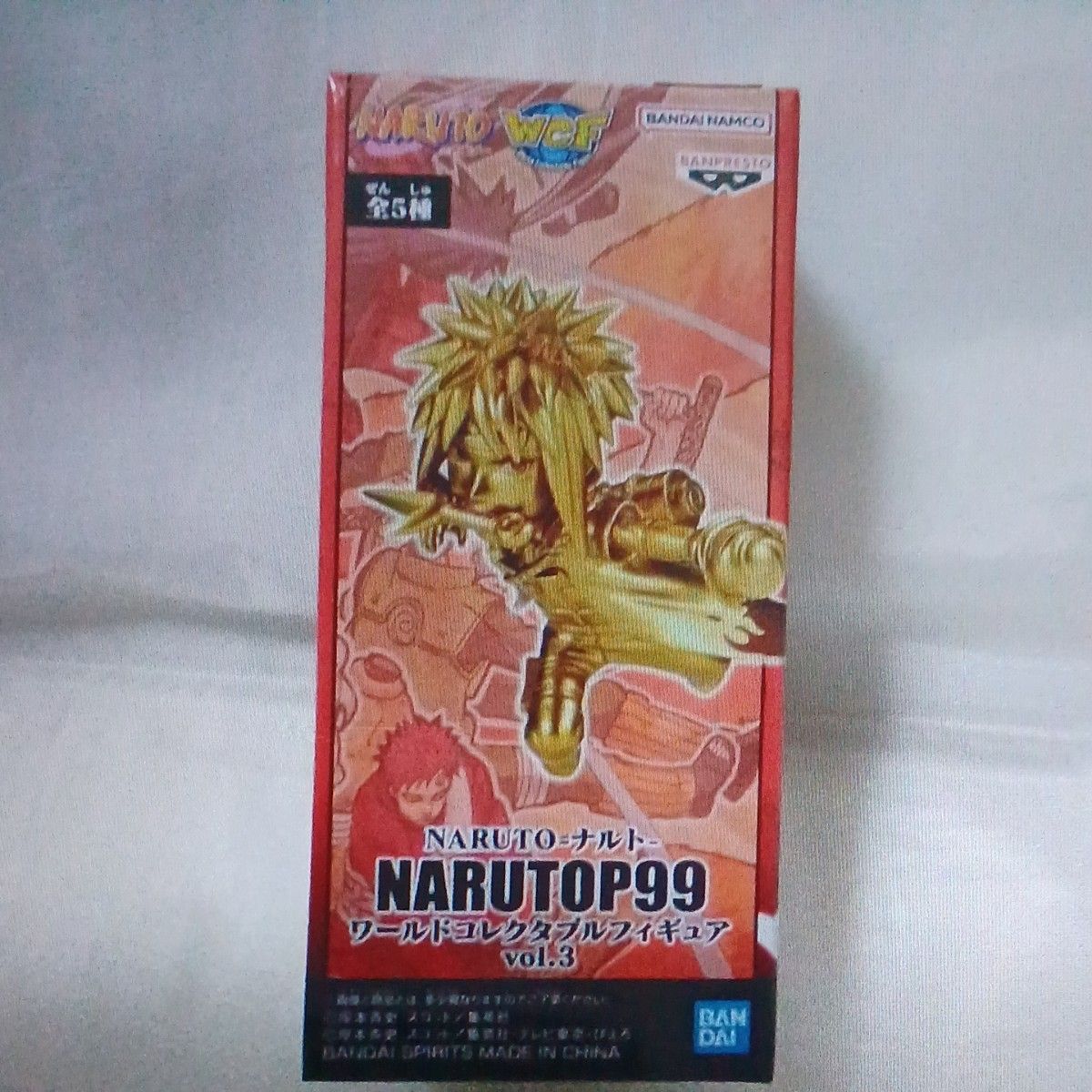 NARUTO ナルト ワールドコレクタブルフィギュア ワーコレ NARUTOP99 vol.3 波風ミナト ゴールド p99