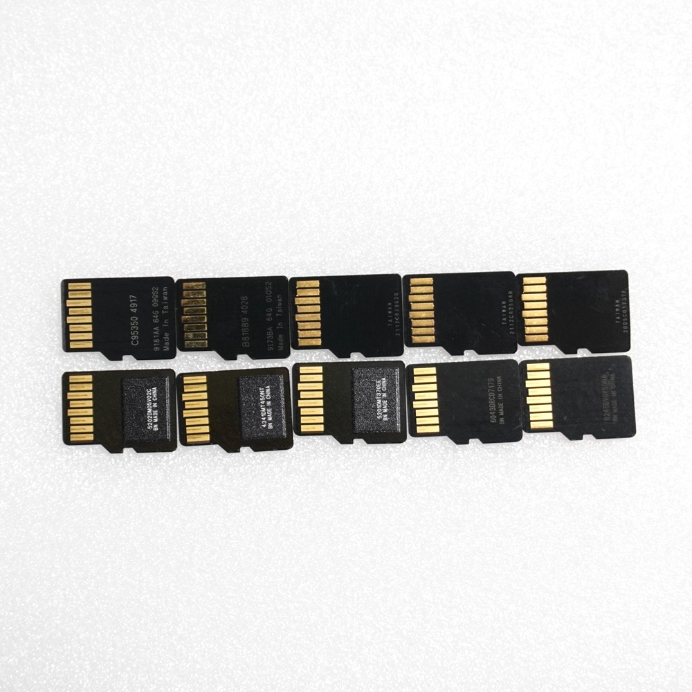 ■ microSDXC 64GB ■ まとめて 10枚セット / 動作品 フォーマット済 ジャンク 扱い microsd microSD マイクロSD キオクシア 他 S02096_画像2