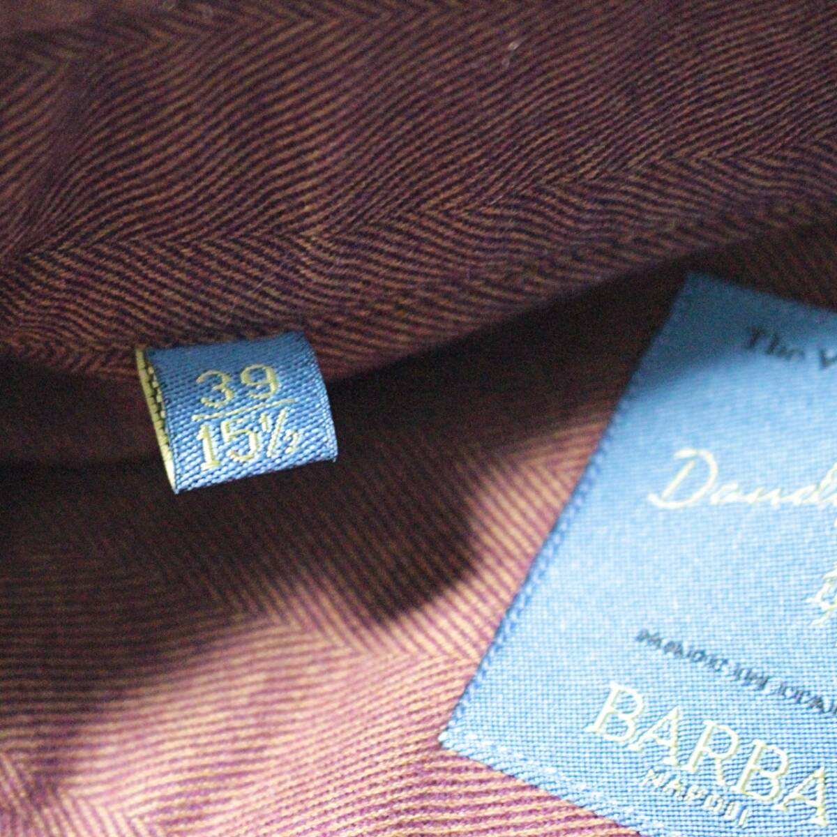 新品 BARBA バルバ イタリア製 エポレットシャツ 首回り39cm（M相当　Ｋ3227