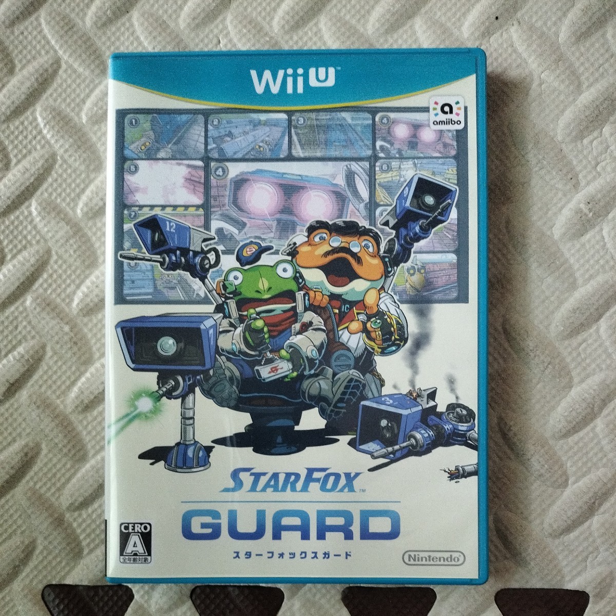 新品購入　WiiU　スターフォックス ガード【動作確認済】STARFOX GUARD 盤面傷無 動作確認済_画像1