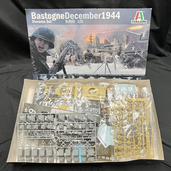 BBY010Y 未組立 Italeri 6113 BASTOGNE December 1944 DIORAMA SET イタレリ 海外プラモデル_画像1