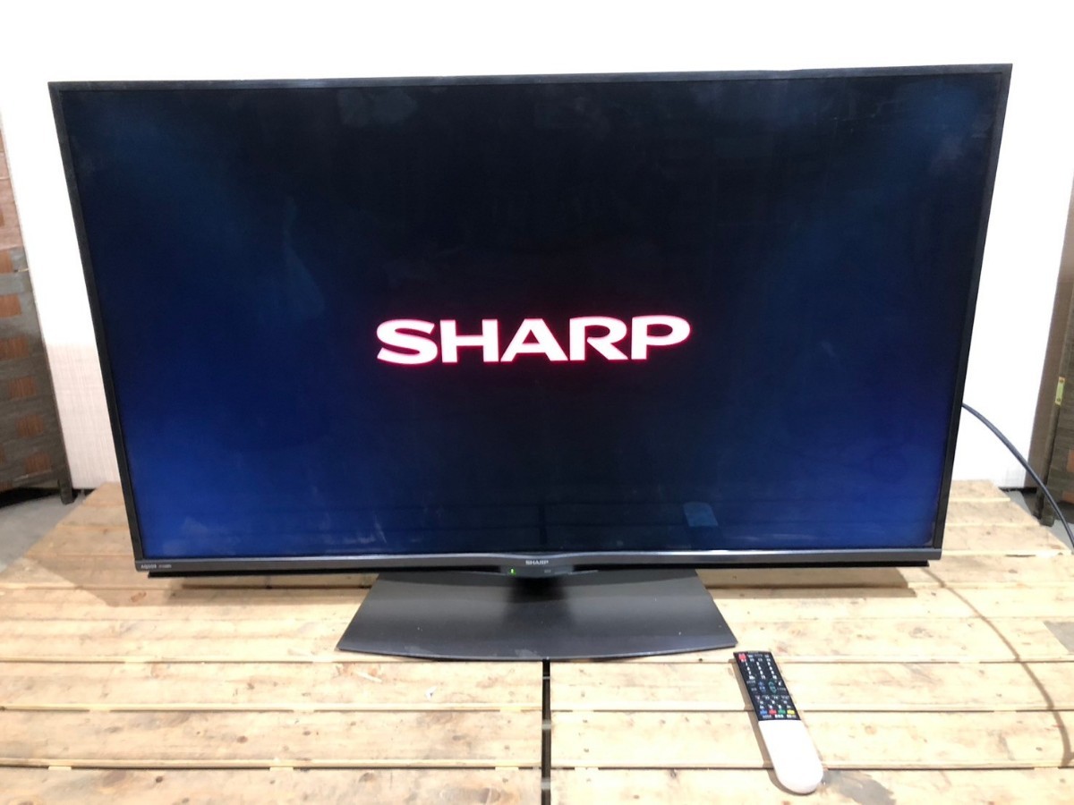 W☆ SHARP AQUOS 50型 4K 液晶テレビ シャープ 家電 2019年製 リモコン付き 4T-C50BN1 アクオス 通電確認済_画像5