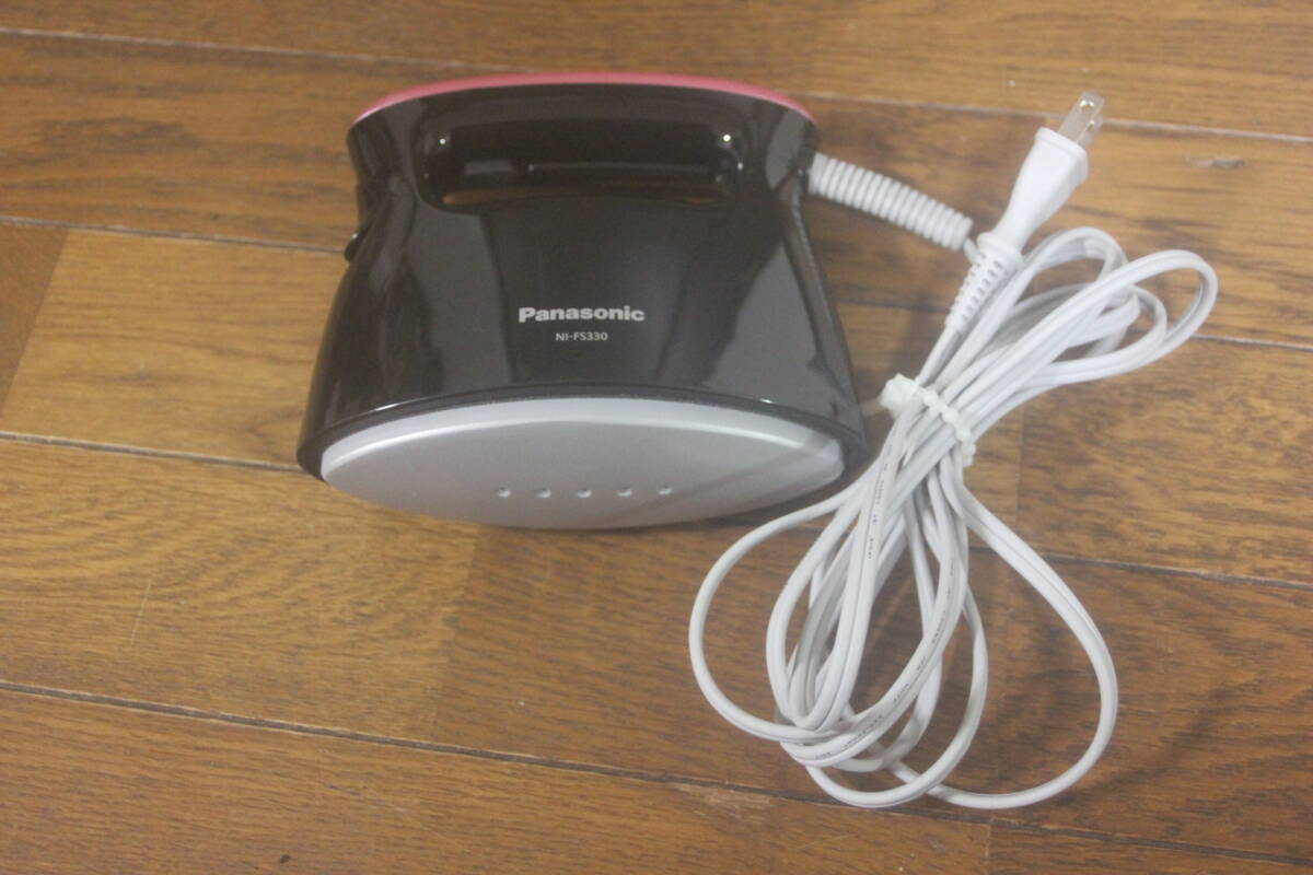  Panasonic NI-FS330-PK одежда отпариватель розовый черный легкий продолжение * powerful & широкий пар вставание примерно 30 секунд Panasonic*