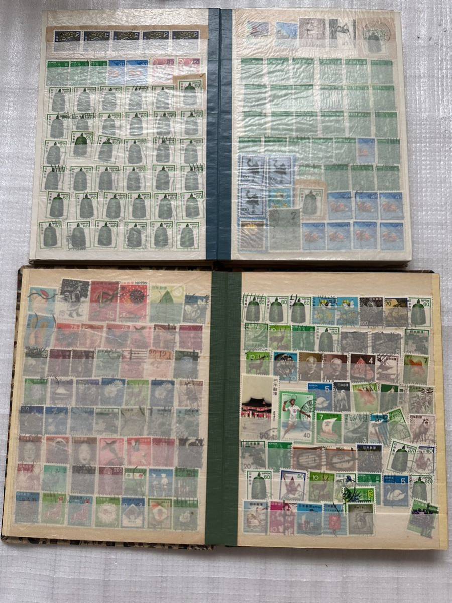 日本切手　記念/普通など　櫛形印/ローラー印/欧文印　満月印多数　10冊まとめ　使用済み　ゆうパック80サイズ_画像4