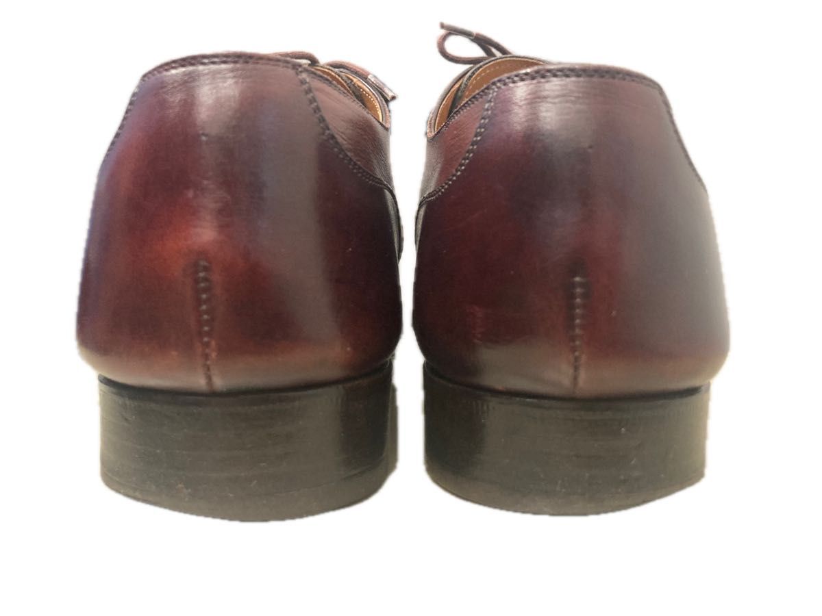 大塚製靴 OTSUKA M-5 内羽根 M5-230バーガンディ 26.5cm 革靴 ビジネスレザーシューズ ブラウン 赤茶色