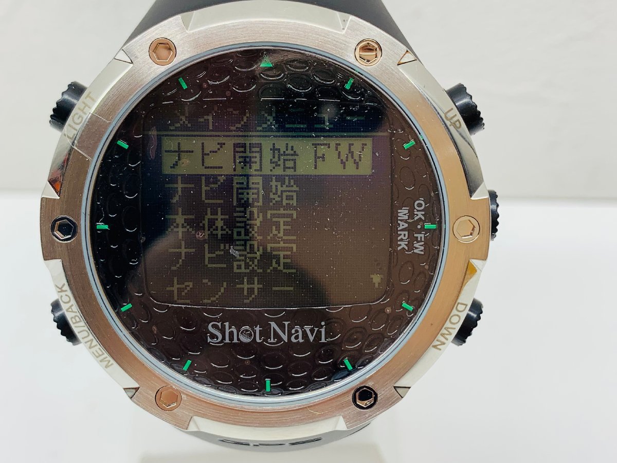 【未使用品】ShotNavi W1-FW　腕時計型 GPSゴルフナビ　箱付き_画像10
