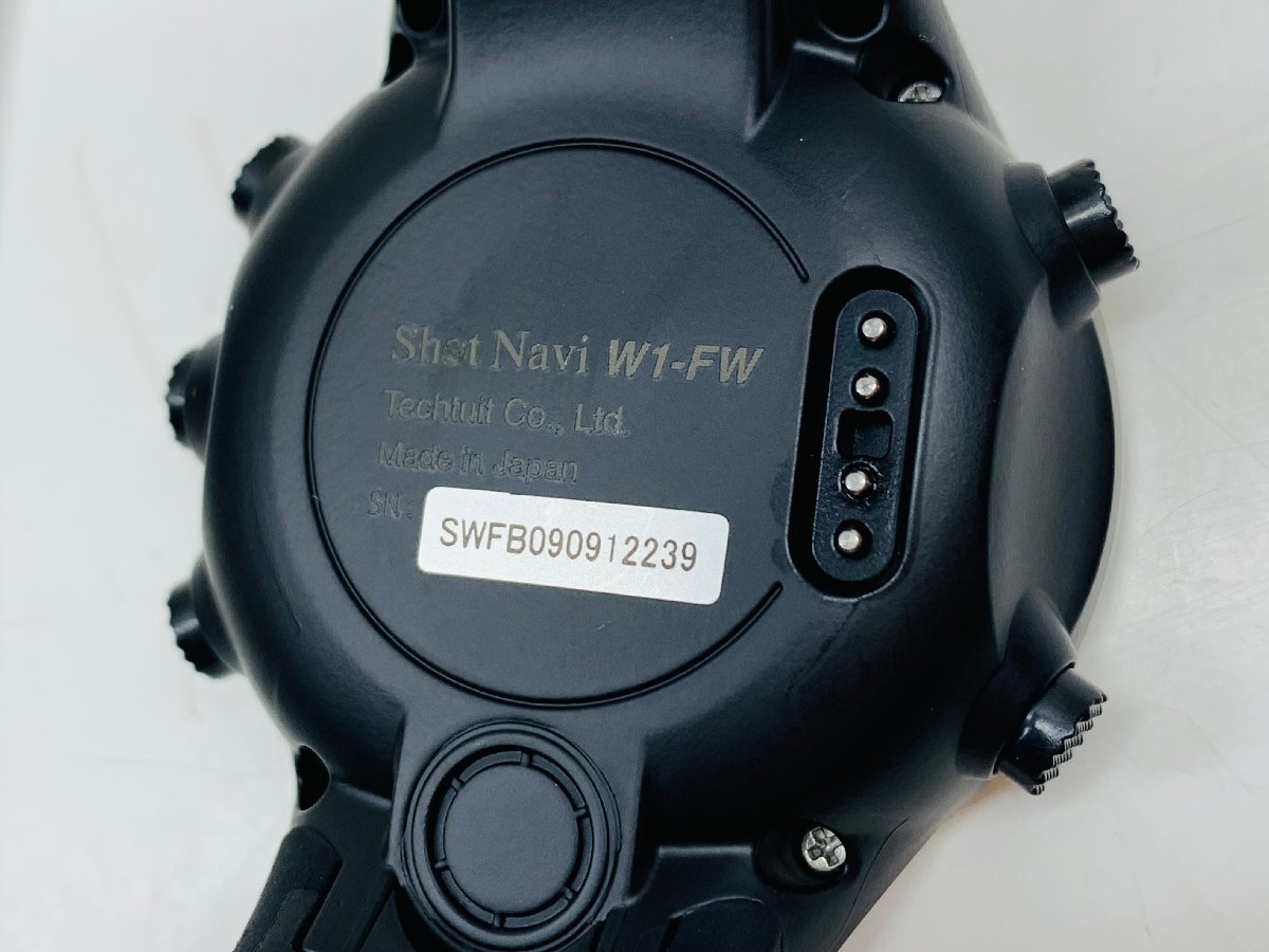 【未使用品】ShotNavi W1-FW　腕時計型 GPSゴルフナビ　箱付き_画像7