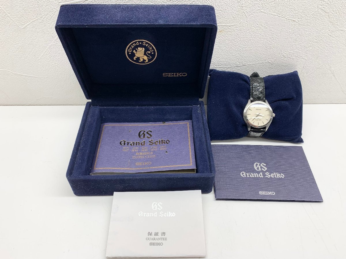 （稼働品）セイコー　グランドセイコー　SBGX009　9F61-0A10　クォーツ　アイボリー文字盤　SEIKO　GS　腕時計 ベルト社外品_画像1