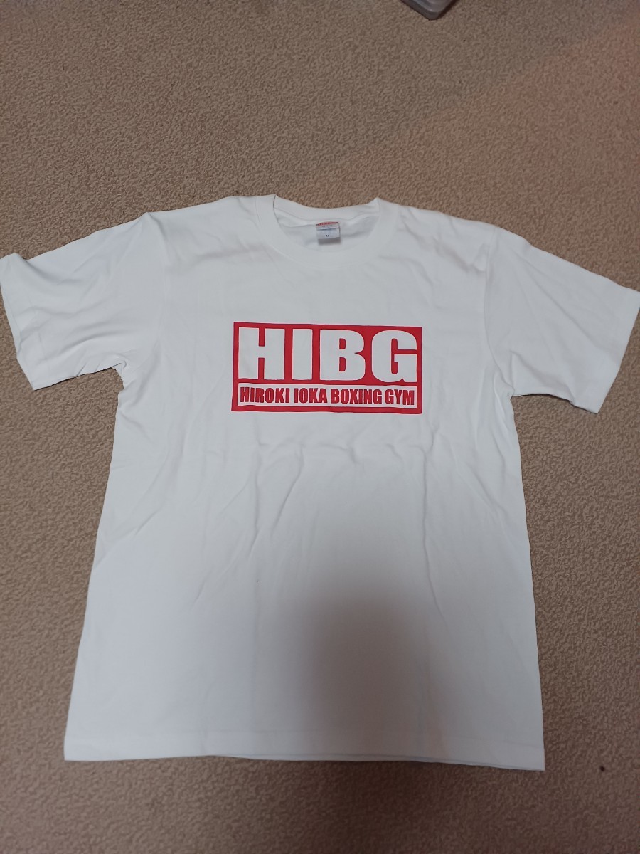 ヒロキイオカボクシングジム　Tシャツ　HIBG　M　メキシコ　ボクシング 格闘技 ボックスロゴ　Champion チャンピオン 井岡弘樹 ロッキー_画像1