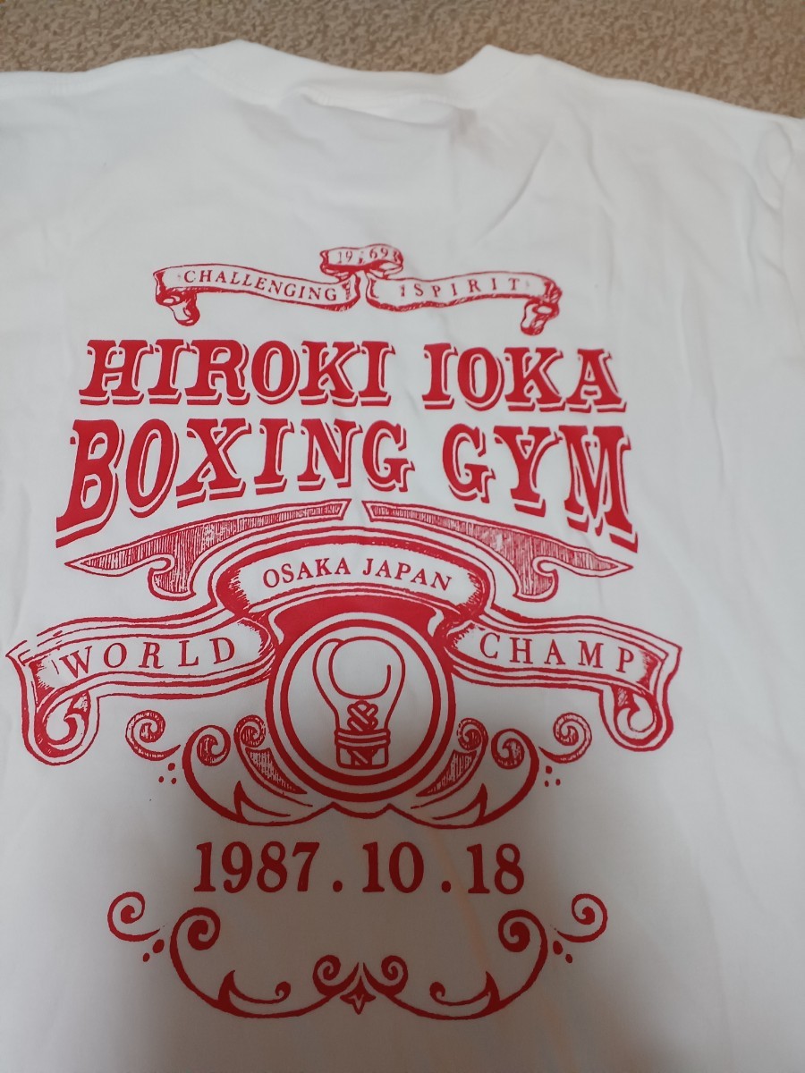 ヒロキイオカボクシングジム　Tシャツ　HIBG　M　メキシコ　ボクシング 格闘技 ボックスロゴ　Champion チャンピオン 井岡弘樹 ロッキー_画像5