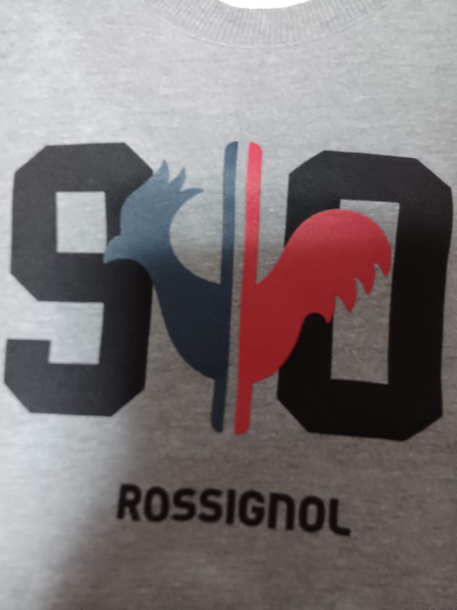ロシニョール スウェット トレーナー Rossignol S 正規品 フランス スキー アルペン 欧州 グレー ロゴ スノボ ビンディング クロカンの画像3