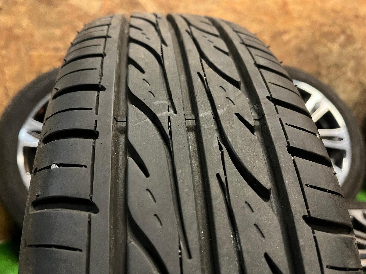 ダイハツ タント 純正 15インチ 4.5J +45 PCD100 4H 165/55R15 DUNLOP EC202 2022年製 夏タイヤ タイヤホイール 4本セット H_画像6