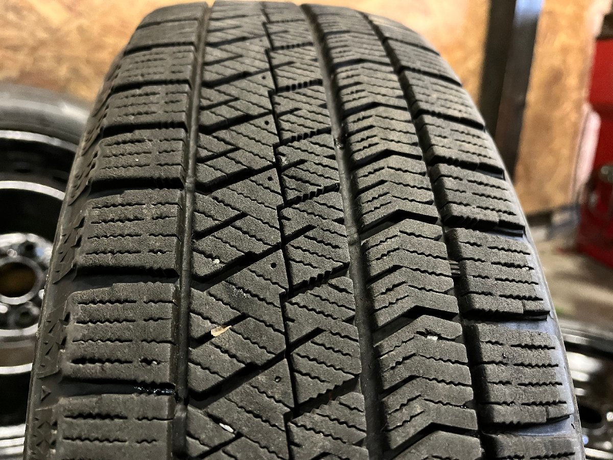 TOYOTA ラクティス 純正 16インチ 5.5J PCD100 5H 175/60R16 BRIDGESTONE BLIZZAK VRX2 スタッドレス タイヤホイール 4本セット Kの画像6