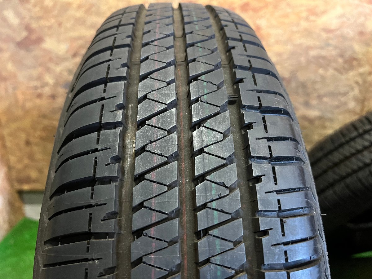 ② ほぼ新車外し 195/80R15 BRIDGESTONE DUELER H/T 684Ⅱ 2021年製 バリ山 夏タイヤ 4本セット Kの画像5